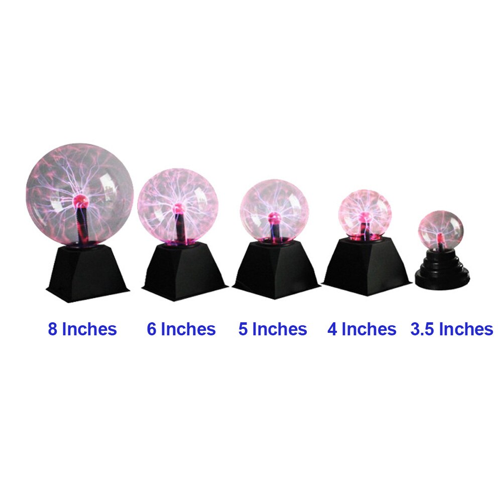 Ny elektrostatisk kulelampe plasma magisk kulelampe usb liten nattlampe #39 hjemmedekorasjon nyhet belysning