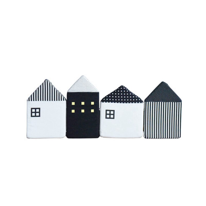 Kids Tent House Decorative Accessories Toy Tent Play House Decorative Small House: Black