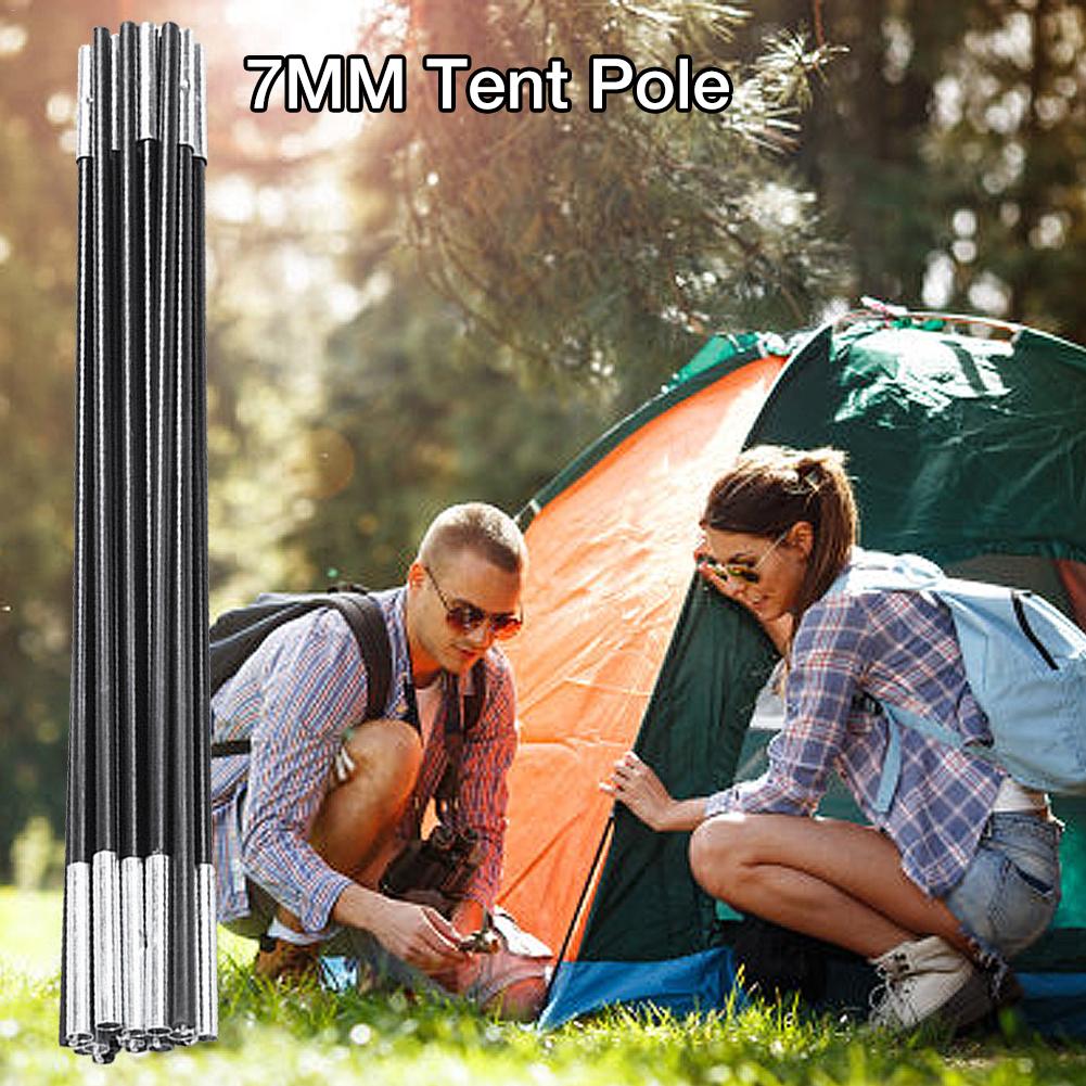7mm telt stang fiberglas camping telt stang reserveudskiftning telt støtte stænger fortelt rammer tilbehør til udendørs camping