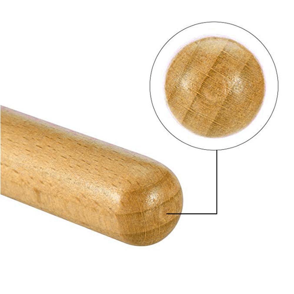 2 pares de instrumentos de percusión Orff, palos de madera para música, instrumentos de percusión de clavo de madera dura, soportes de música