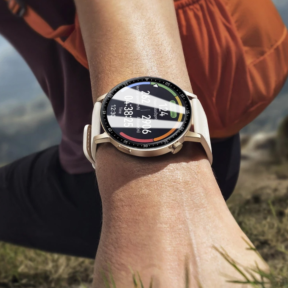 1/2/3pcs Protective Film For Huawei Watch GT 3 GT2 46mm 42mm GT3e Pro Curved Soft Fibre Smartwatch Full Screen Protector