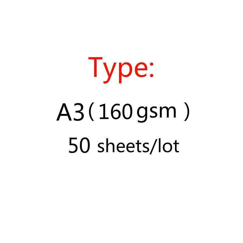 A4 A3 Blank Copy Paper DIY Handmade Production Hard Paper Jam Children&#39;s Drawing Paper Student Art Painting Paper: K