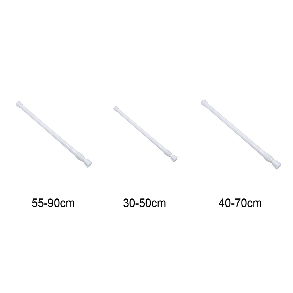Wysuwana kurtyna lambrekin pręt łazienka wiszące karnisze prysznicowe regulowany drążek teleskopowy wieszak szafa średnica 1.3cm