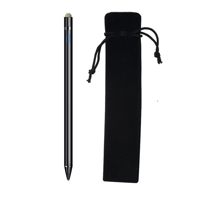 Universal for Apple Pencil iPad Touch Screen Pen Capacitive Stylus Smart Capacitive Pencil Touch Pen for IOS/Android Phone: Balck add Bag