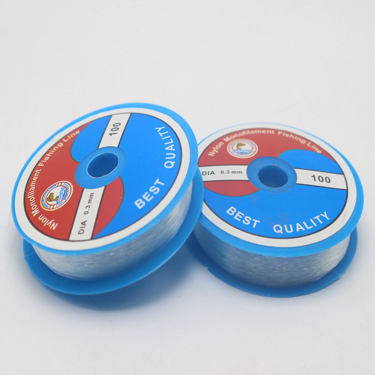 10 Roll Clear Nylon Fishing Wire Non Stretch Beading Cord Invisible 0.3mm-0.5mm