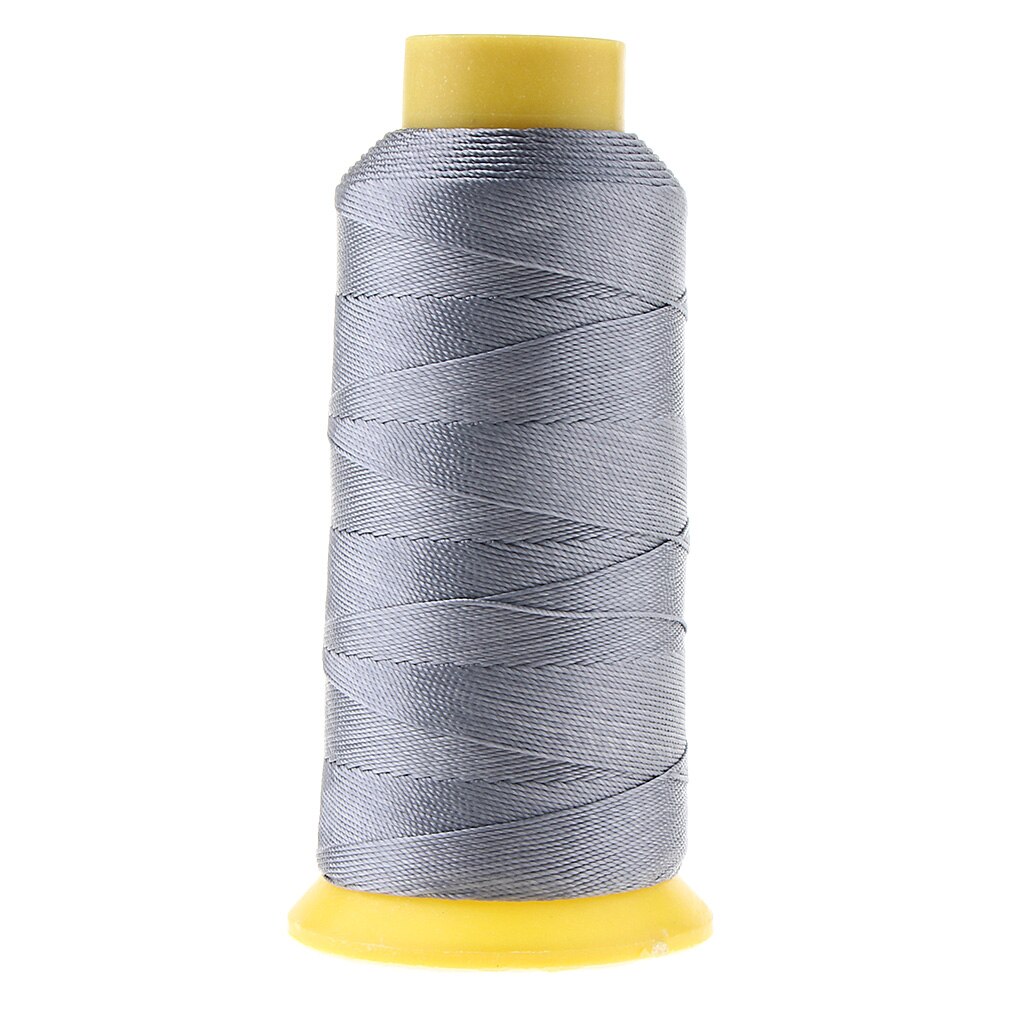 210D/9 Strong Bonded Nylon Sewing Thread 306 Yard/spool For Upholstery Outdoor Market Drapery Beading Luggage Purses 0.5mm: Grey