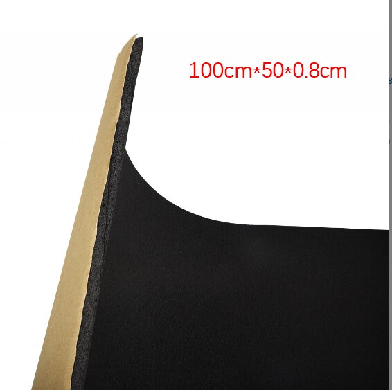 50*200cm Car Sound Deadener Noise Insulation Acoustic Auto Car Firewall Heat Shield Insulation Sound Deadener Mat: 100x50cmx8mm
