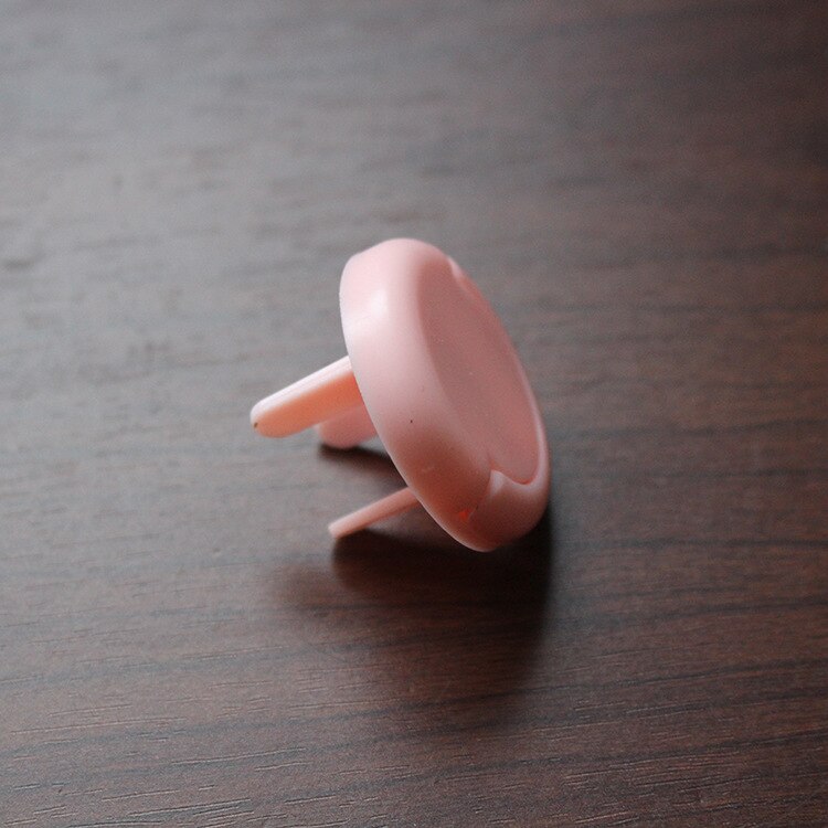 Kinderen Veilig Levert Anti-Elektrische Schok Power Bescherming Socket Veilig Cover Kinderen Socket Beschermkap: 3 Phase Pink