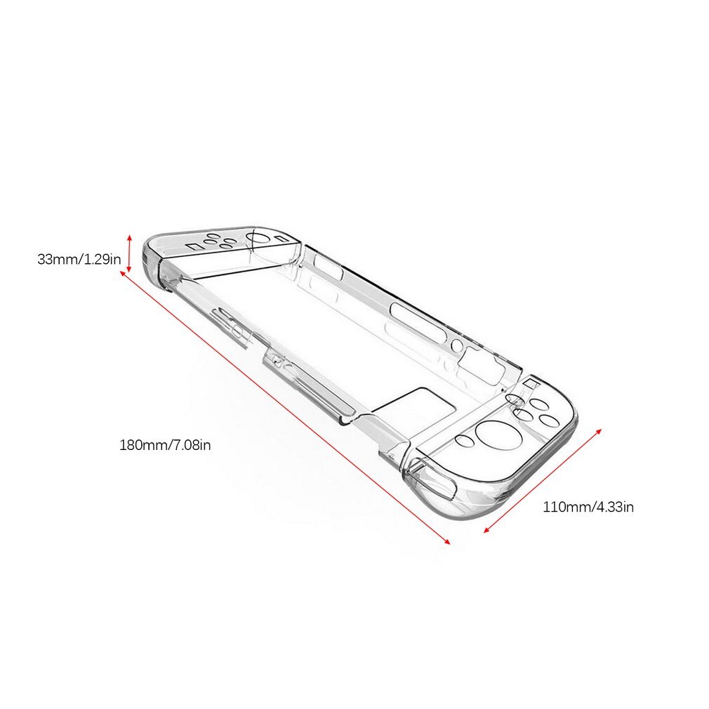 Hard Cover Pc Protection Schakelaar Ns Nx Case Crystal Shell Console Controller Accessoires Transparant Voor Nintend Nintendo Onleny