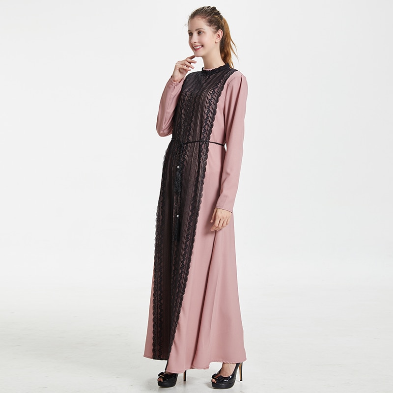 Modest Muslim Woman's 3PC Poncho Abaya - 8663 Red