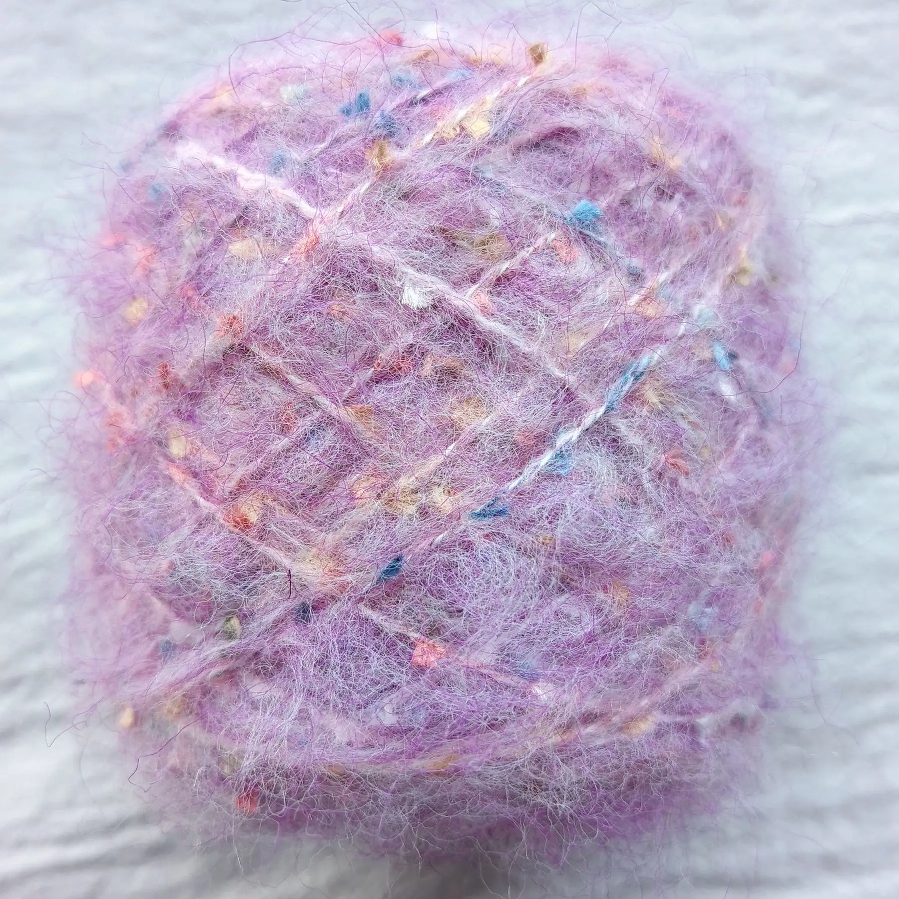 Hilo de mezcla de Mohair para tejer a mano, hilo de lana de Gypsophila mezclado, costura DIY, bufanda, suéter, sombrero, hilo de ganchillo, 50g por rollo: Gris oscuro