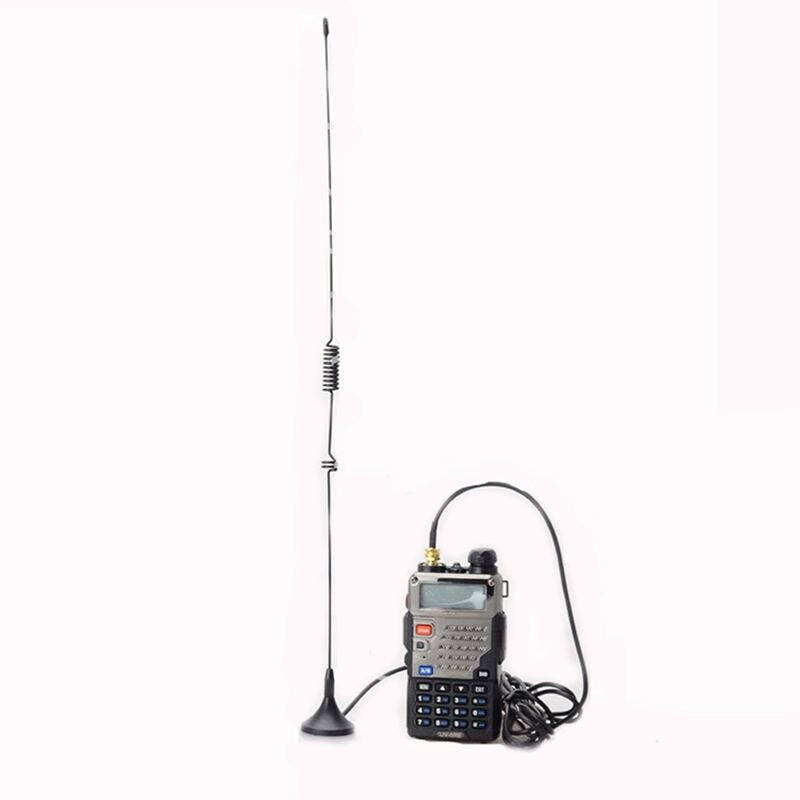 UT-106UV antena walkie-talkie diament SMA-F UT106 dla szynka radio BAOFENG UV-5R BF-888S UV-82 UV-5odnośnie długa antena akcesoria