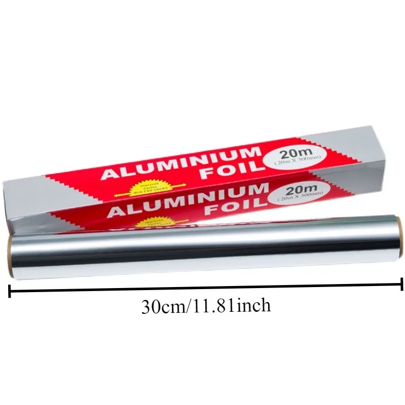 Aluminum Foil Roll - Food Grade - for Air Fryer, Oven, Baking & Grilling