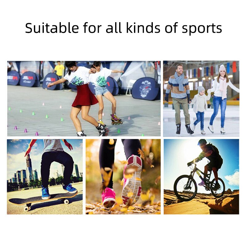 1 par udendørs sportssokker børn skridsikker anti-sved åndbar rulleskøjter skiløb cykeltøj tilbehør til fodtøj /