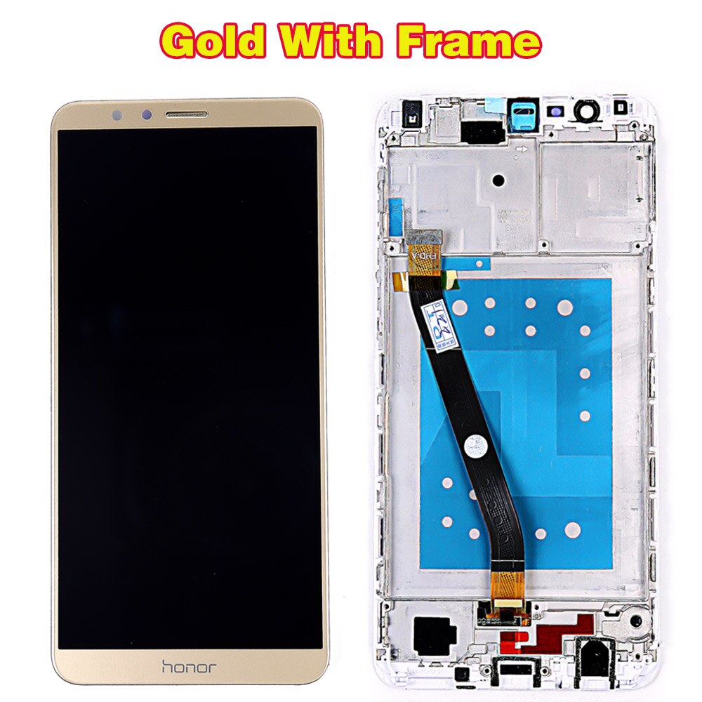 Huawei Honor 7X LCD Display BND-L21 BND-L22 BND-L24 Touch Screen 5.93 inch Digitizer Assembly Frame with Free glass film Tools