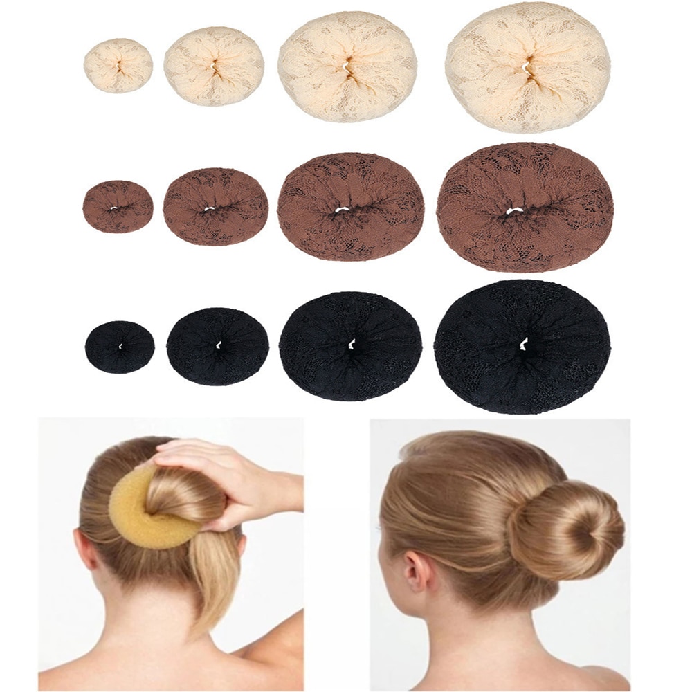 4size Magic Hair Bun Maker Accesories Chignon Magique Hair Donut Bun For Women Hair Styling Tools