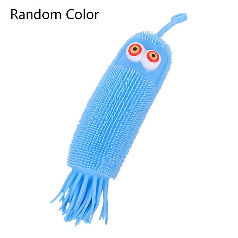 Vermi bruchi luminosi giocattoli illuminano palline giocattolo sensoriale riempito ad aria per bambini popolari