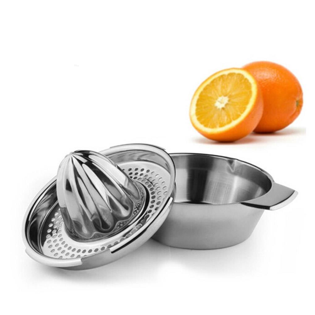 Stainless Steel Manual Juicer Fruit Lemon Squeezer with Bowl Juicer Strainer Good quality!