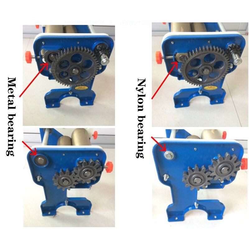 Multifunktionale Manuelle Doppelseitige Teig Kneten Maschine 150-2/150-4 Haushalts Edelstahl Teig Drücken Maschine