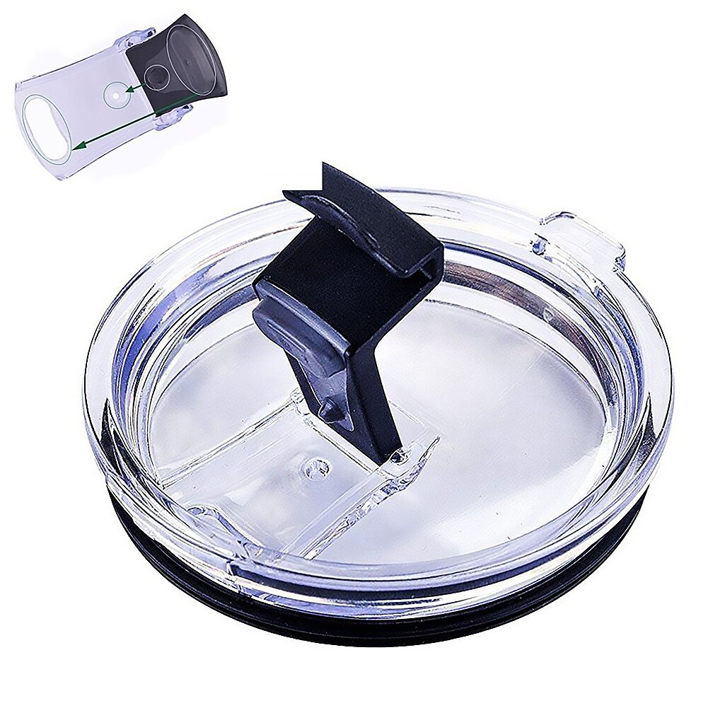 2pcs Spill-proof Lids for YETI Rambler 30 oz Tumbler Splash Resistant Covers Opening Replacement Car Cup Cover