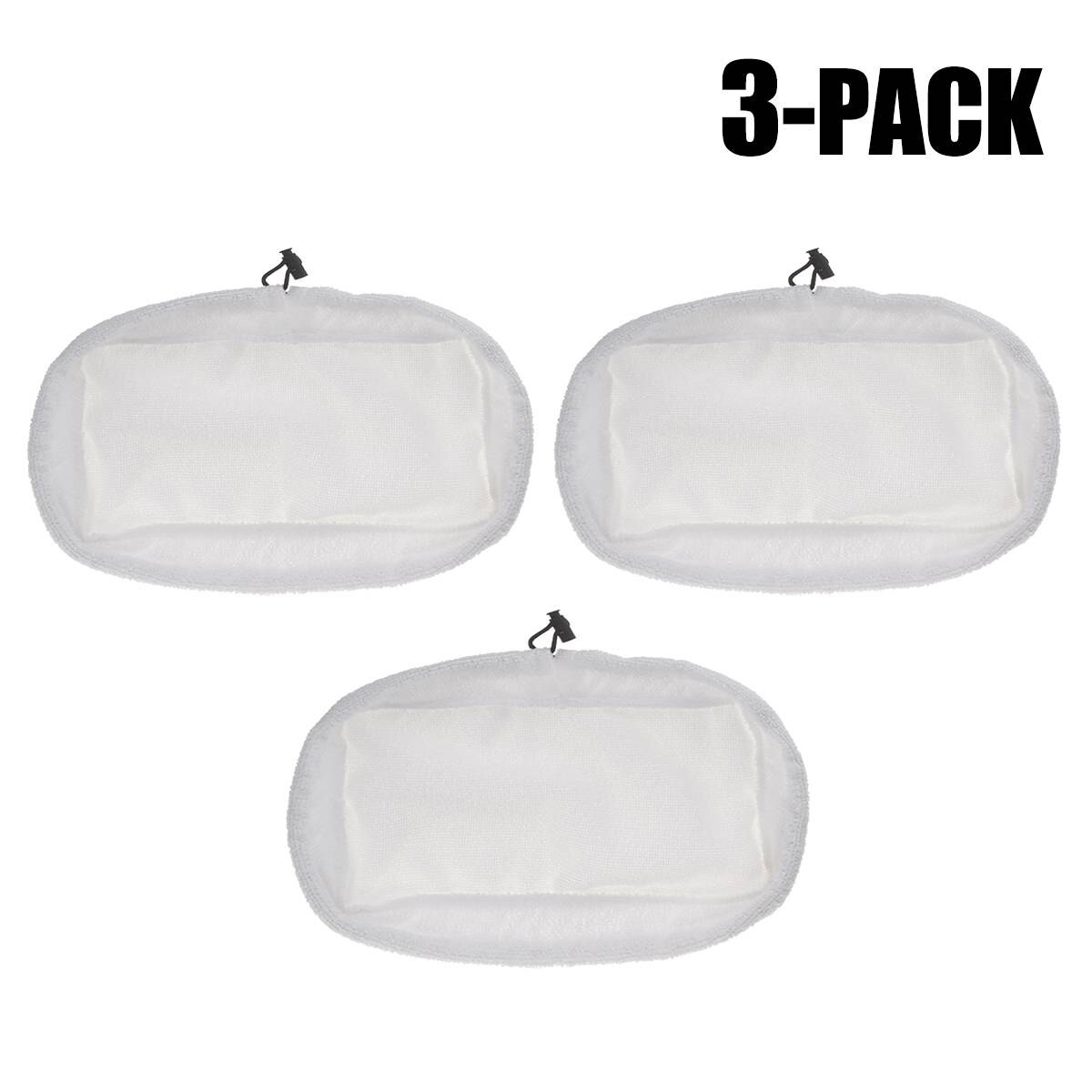 1/3/6 stuks vervangende dweilpads, herbruikbare stoomdweilen, reinigingshoezen, schoonmaakgereedschap voor thuis, dweilaccessoires voor bissell: 3- pack