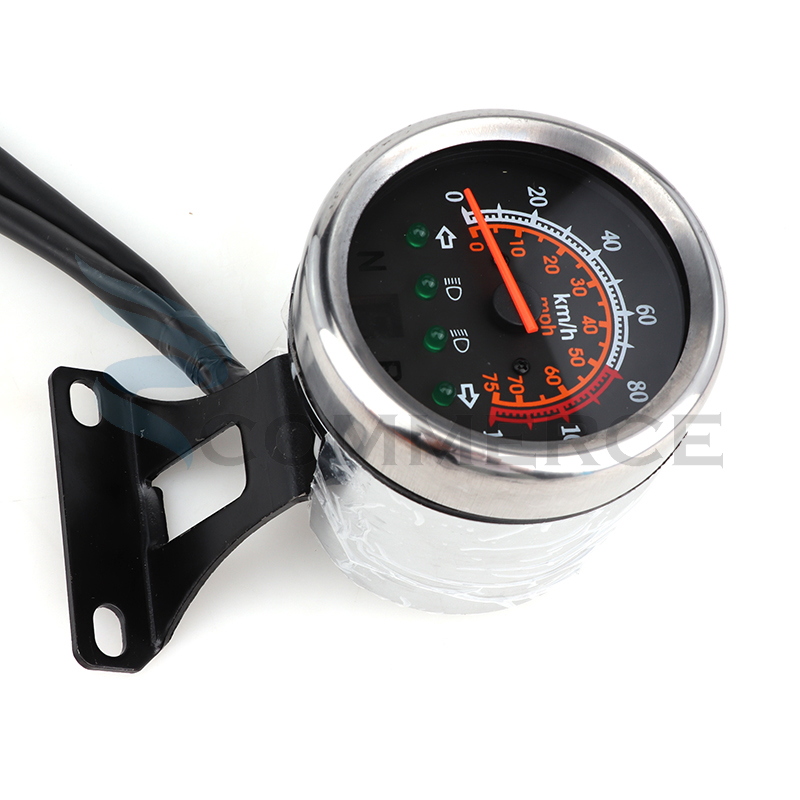 Kilometertæller, speedometer, instrumentbræt, passer til 150cc 200cc 250cc atv, utv, buggy, quad, dirt bike, modifikationstilbehør