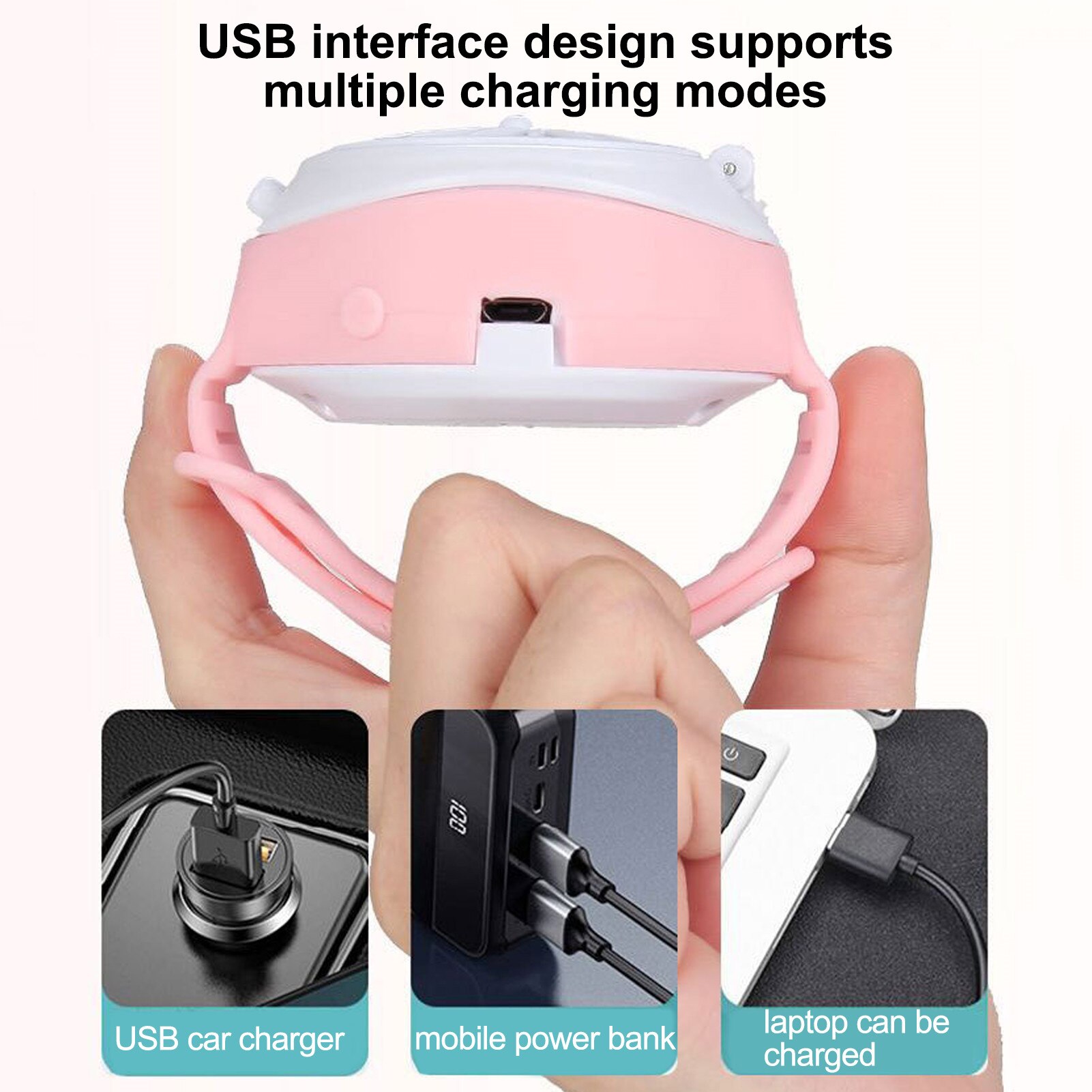 Kinderen Horloge Automatische Bubble Blazen Machine Mini Draagbare Usb Opladen Spuiten Drie-Speed Horloge Fan