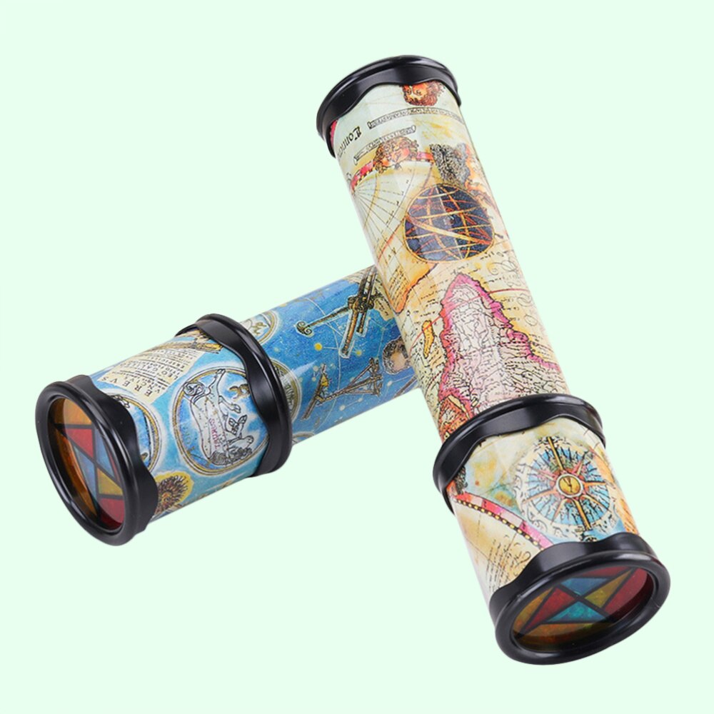 2pcs Magic Kaleidoscope Educational Classic Kaleidoscope for Kids Toddler Children