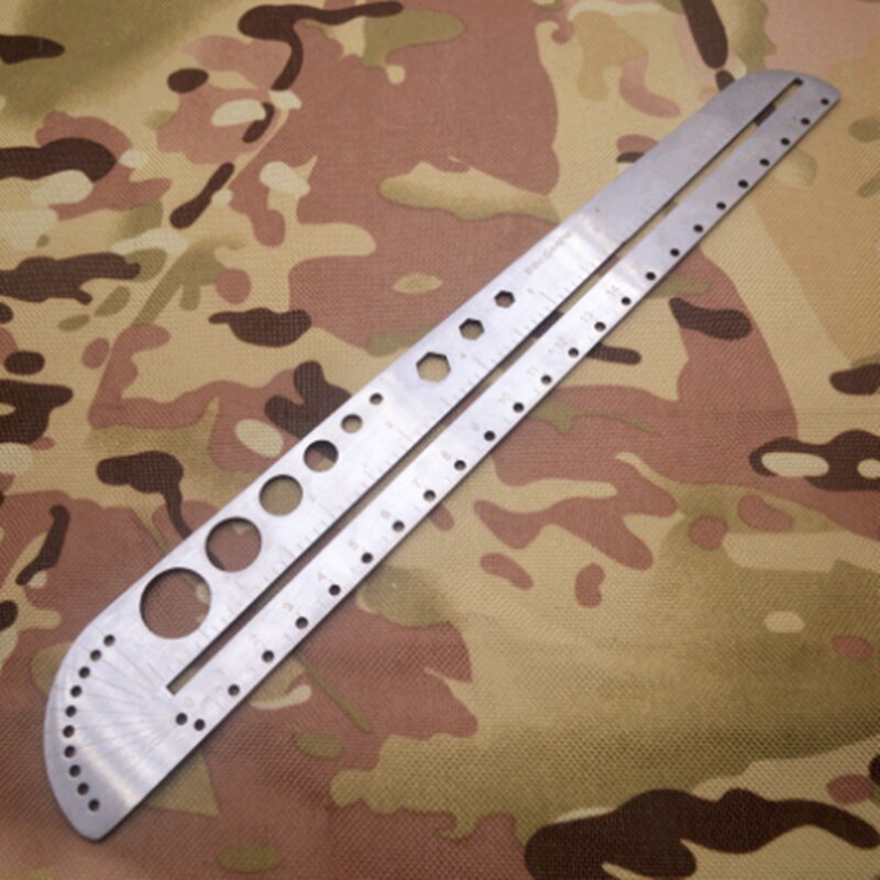 Multifunctional Stainless Steel Angle Protractor Ruler Degree Measuring Tool