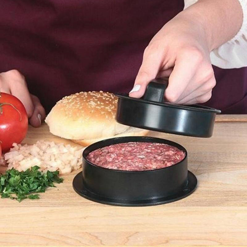Fabricant de Hamburger ABS Hamburger presse forme ronde moule antiadhésif Chef escalopes Hamburgers viande boeuf Grill Burger presse fabricant de galettes