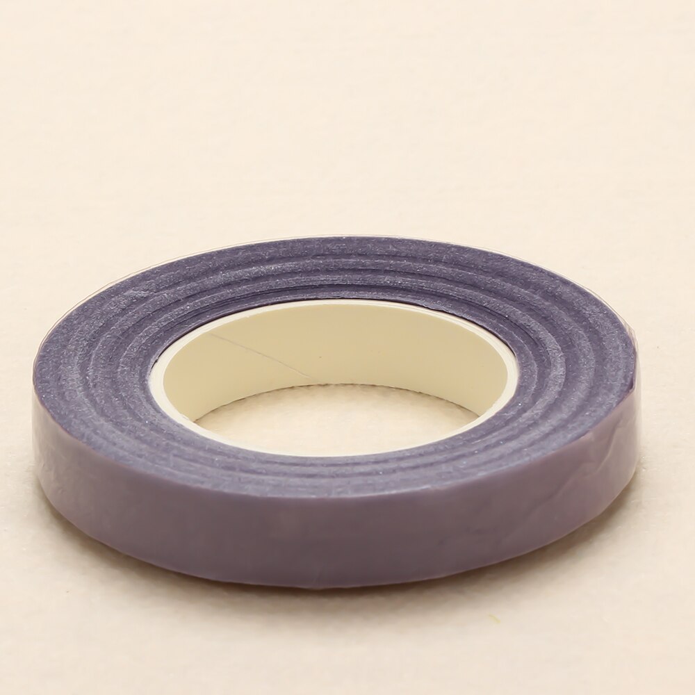 Valentijnsdag 30Yard 12Mm Zelfklevend Papier Tape Bloemen Stem Voor Garland Kransen Diy Ambachtelijke Kunstmatige zijde Bloem Decoratieve: Purple