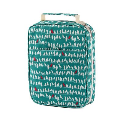 Creativa cartuchera 150 Solt de gran capacidad de colores, cartuchera multifuncional con estampado Floral de animales de dibujos animados, caja para lápices, suministros de arte: Bird