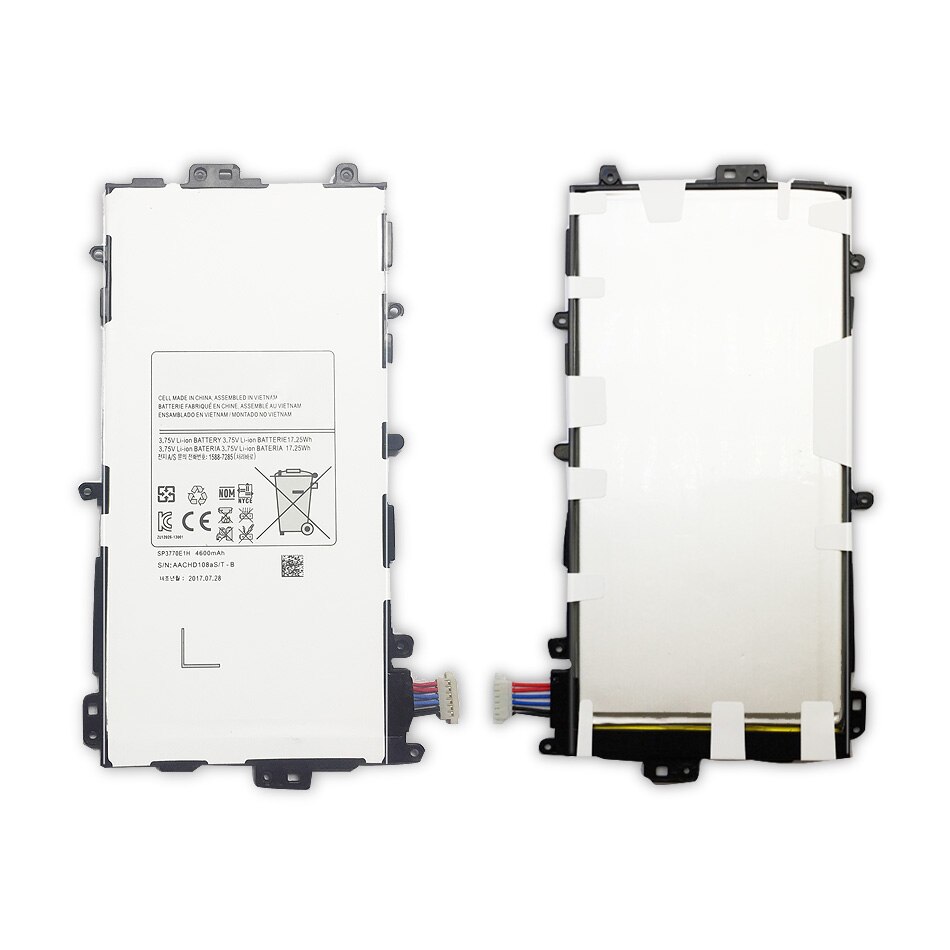 Batería SP3770E1H para Samsung Galaxy Note 8,0 GT N5100 N5120 N5110, capacidad de 4600mAh, baterías de repuesto