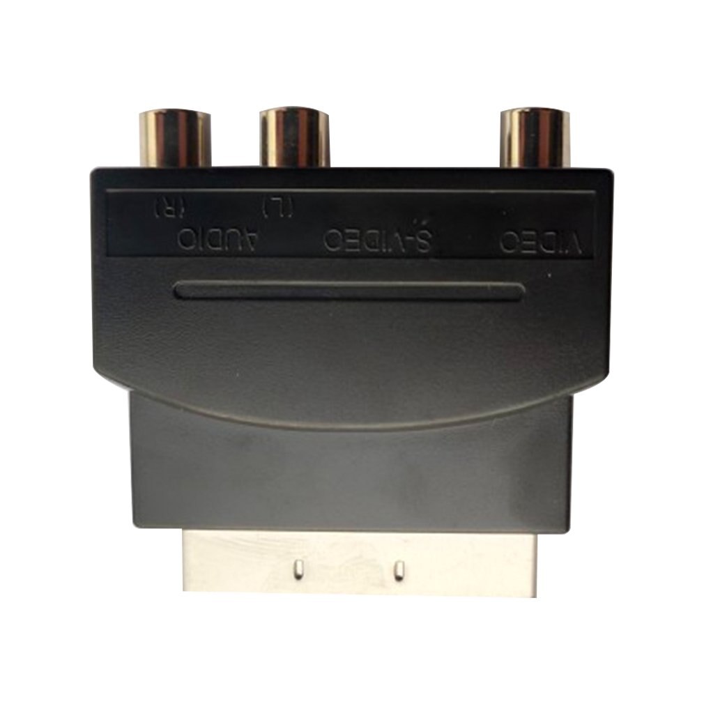 Scart Adapter Av Blok Naar 3 Rca Phono Composite S-Video Met In/Out Switch Scart Naar Svhs adapter Voor Video Dvd Recorder