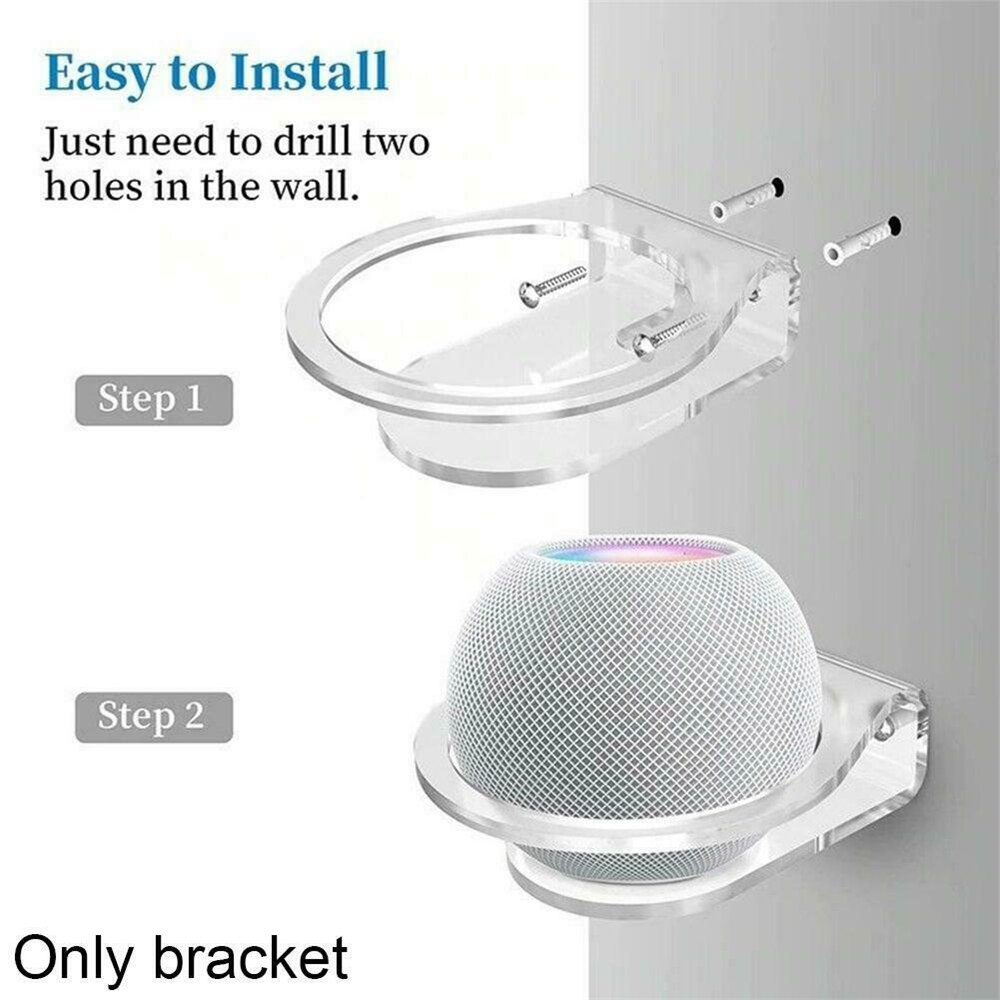 support de montage mural pour Apple HomePod Mini Smart haut-parleur cintre support peu encombrant gestion des câbles