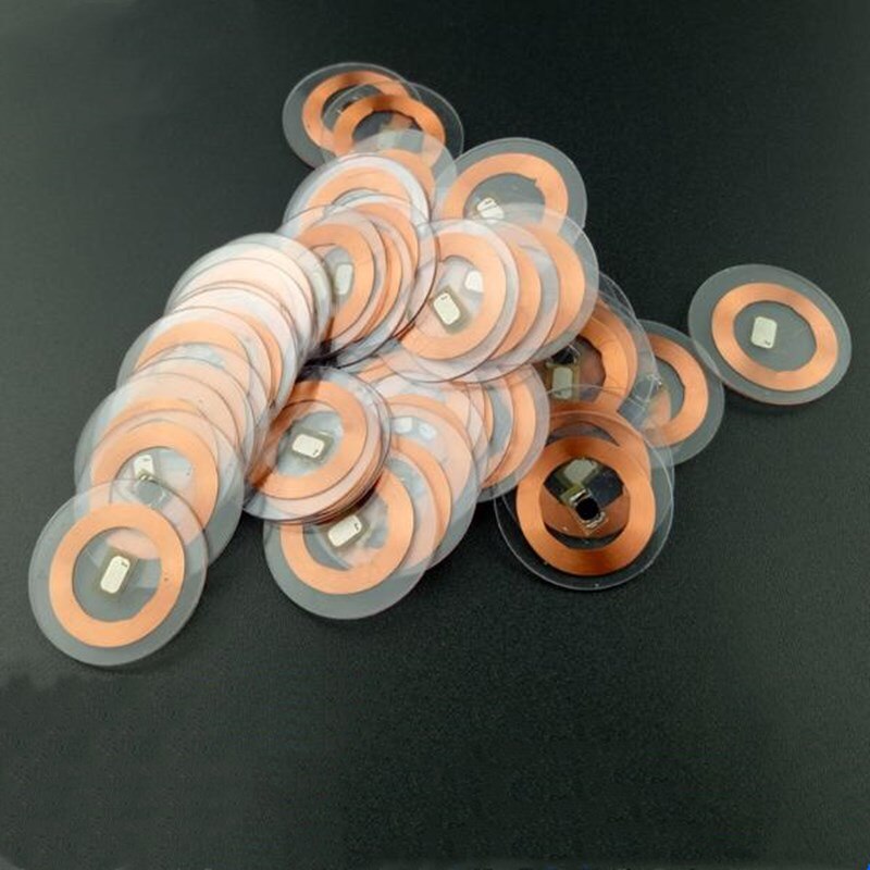 5/10Pcs 125KHz T5577 EM4305 Writable Rewritable Transparent Coin Card Keyfob RFID Proximity Access Control card