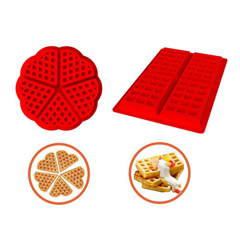 1 pz stampo per cialde in silicone fai da te cialda stampo per cottura al cioccolato torta fai da te Bakeware creatore padella accessori da cucina strumenti di cottura