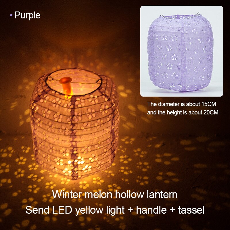 Okrągłe chińskie lampiony papierowe wiszące urodziny dekoracje ślubne zestaw robić pakowania prezentów DIY Lampion wisząca kula zaopatrzenie solidny z diodami doprowadziło