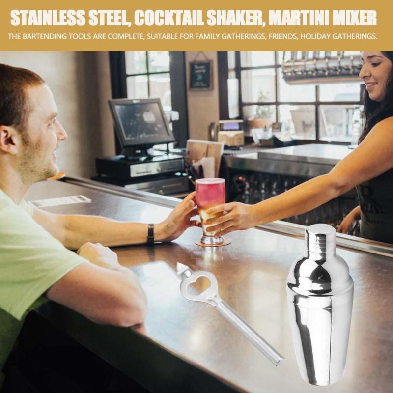 12 Stks/set Rvs Cocktail Shaker Martini Mixer Barman Bar Gereedschap