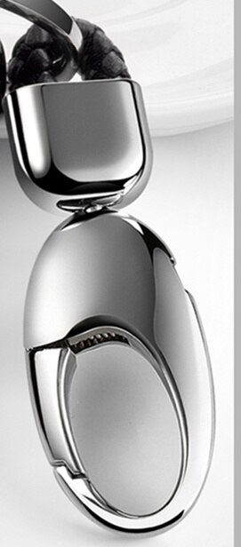 leather Car Key Cover Case For Chevrolet Cruze Spark Camaro Volt Bolt Trax Malibu Accessories: keychain black