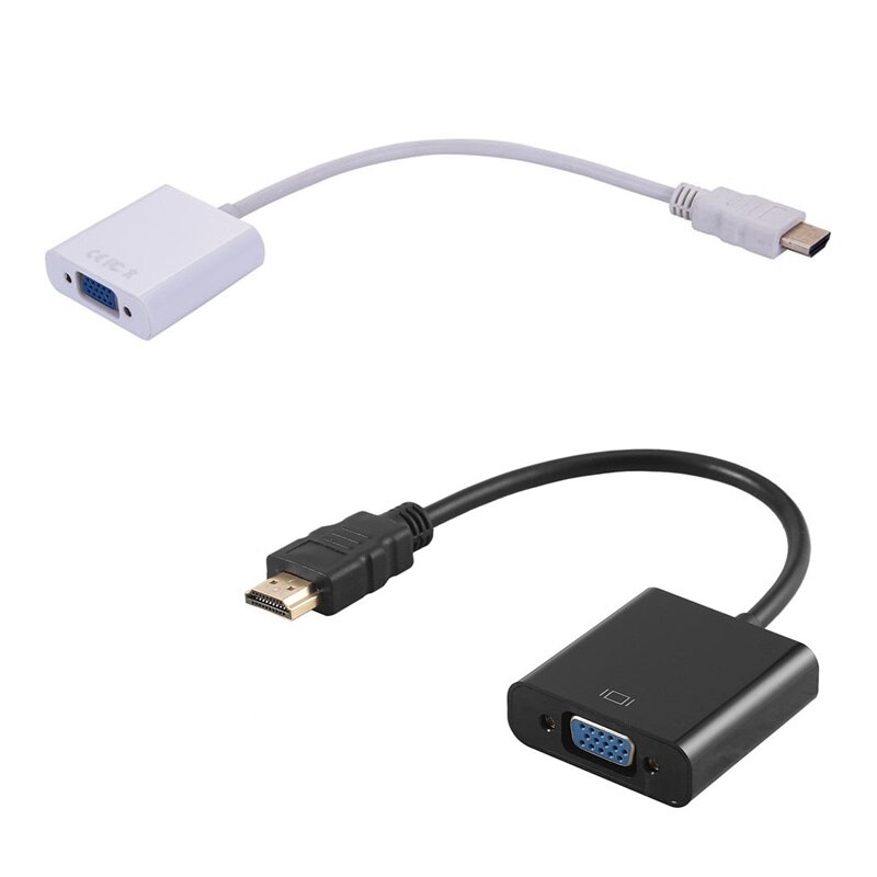 Hdmi Naar Vga Hdmi Male Naar Vga Rgb Female Video Converter Adapter Man-vrouw Kabel 1080P Voor Pc mannelijke-Vrouwelijke Adapter Converter (: Default Title