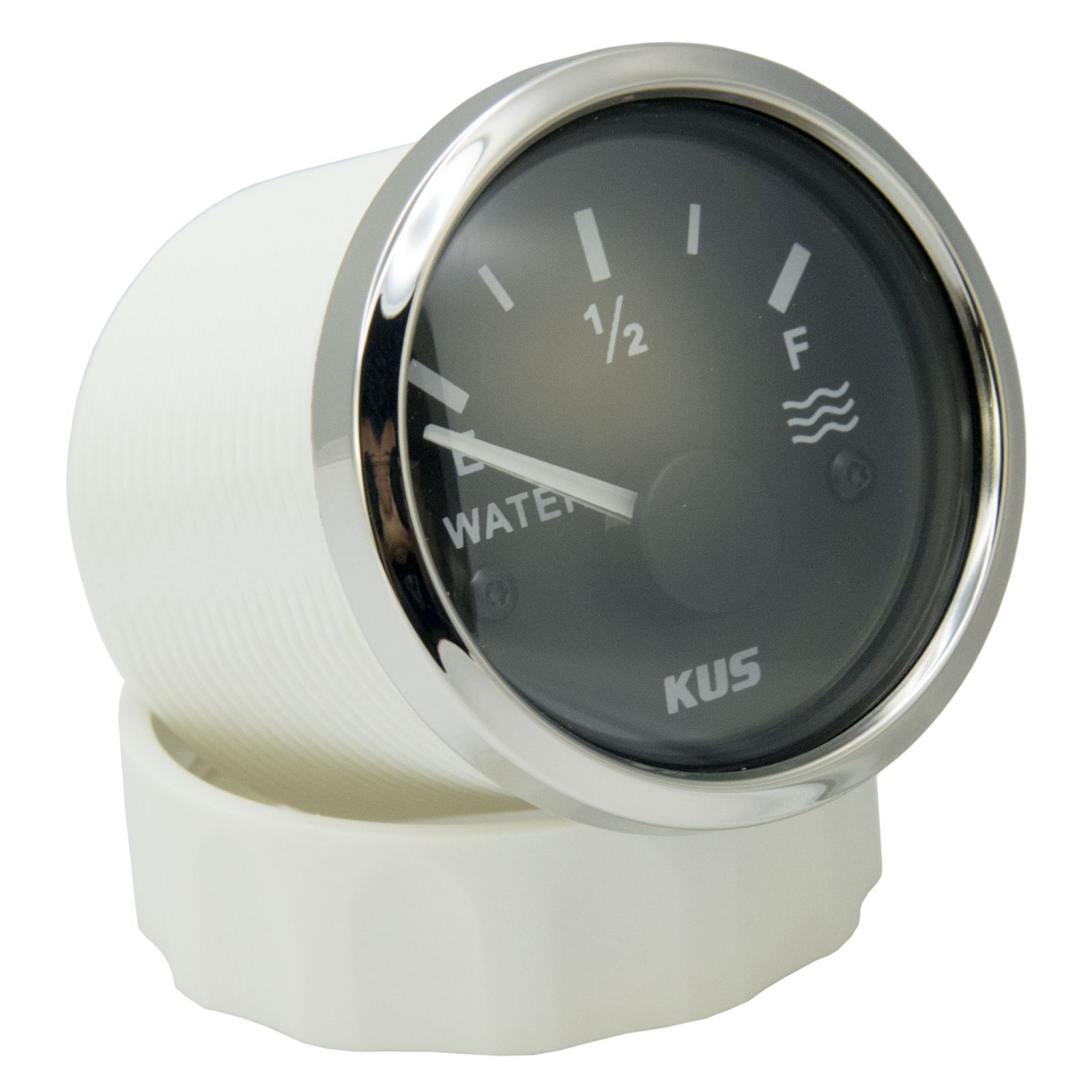 Jauge de niveau d'eau Marine pour réservoir d'eau pour bateau, indicateur de vide rouge/jaune, LED 12/24V, 52mm, 240 à 33 ohms