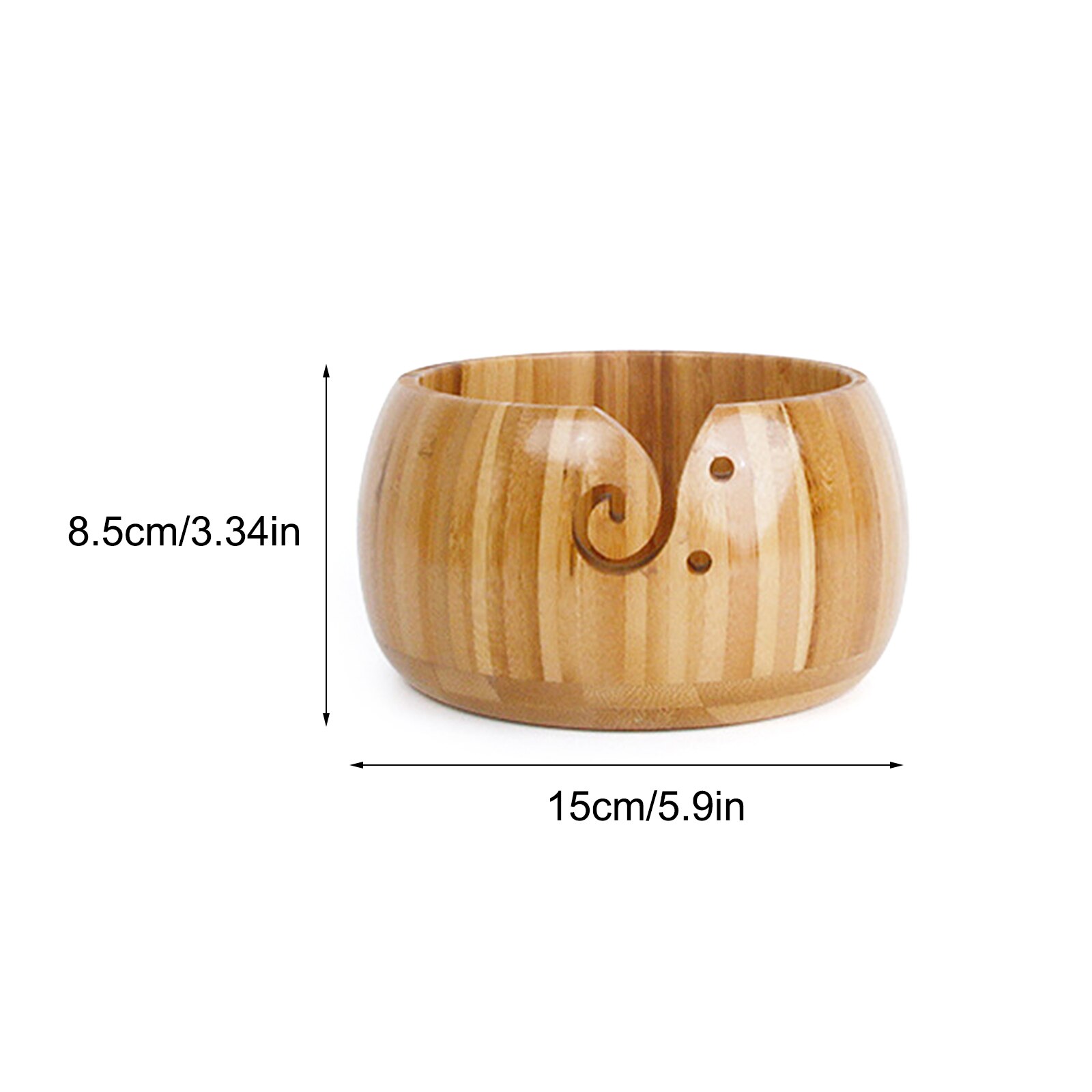 Organizer miska miseczka bambusowa przędza bambusowa miska wełna miska dziewiarska miska okrągła bambusowa Wykonany ręcznie Dom robienie na drutach Organizer miska: A1