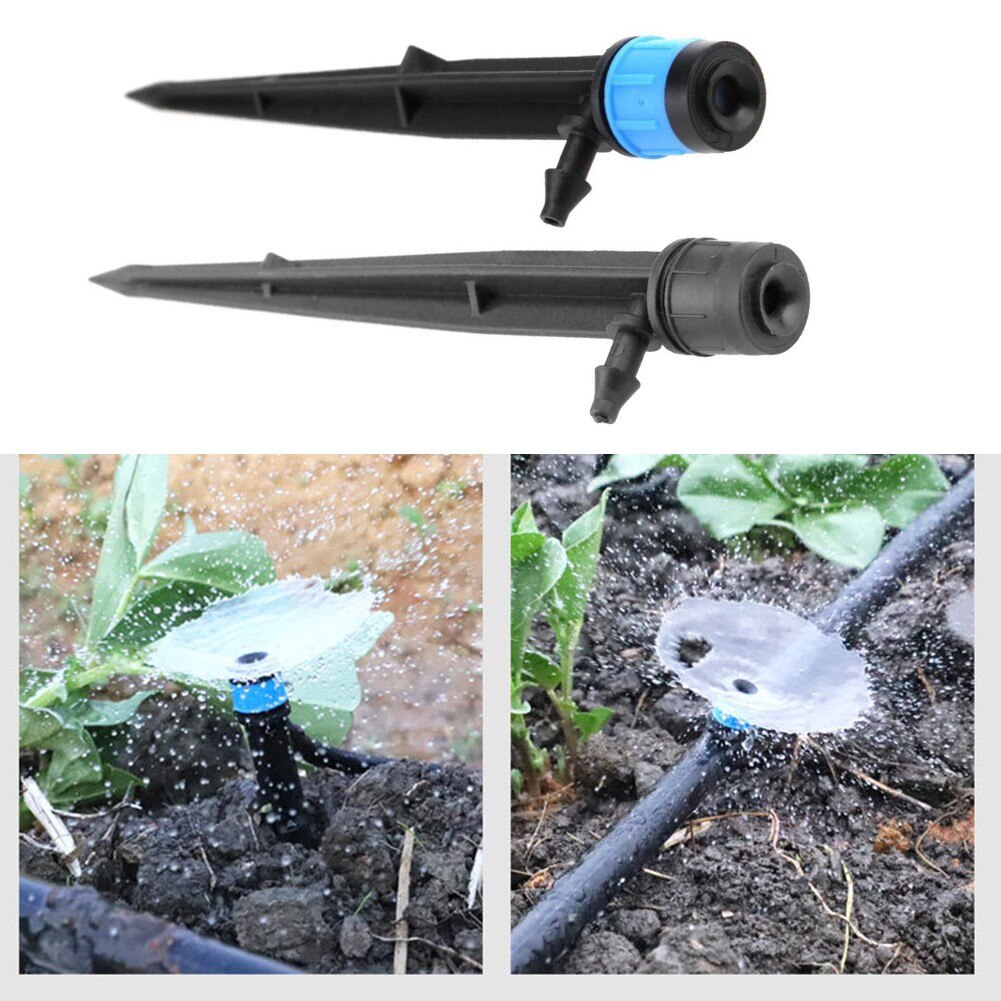 10Pcs Micro Drip Irrigatie Tuin Besproeiing Emitter Druppelaars Sprinkler Voor Bloemen Gazon Snoeien Tuin Vergroening