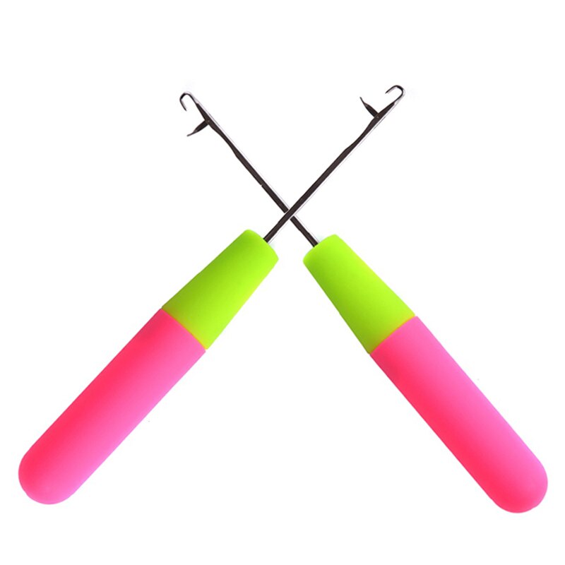 Crochet Hook Needles Hair Weaving Needle For Jumbo Braiding Twist Hair Plastic Knitting Crochet Hook Hair Tools Accessories