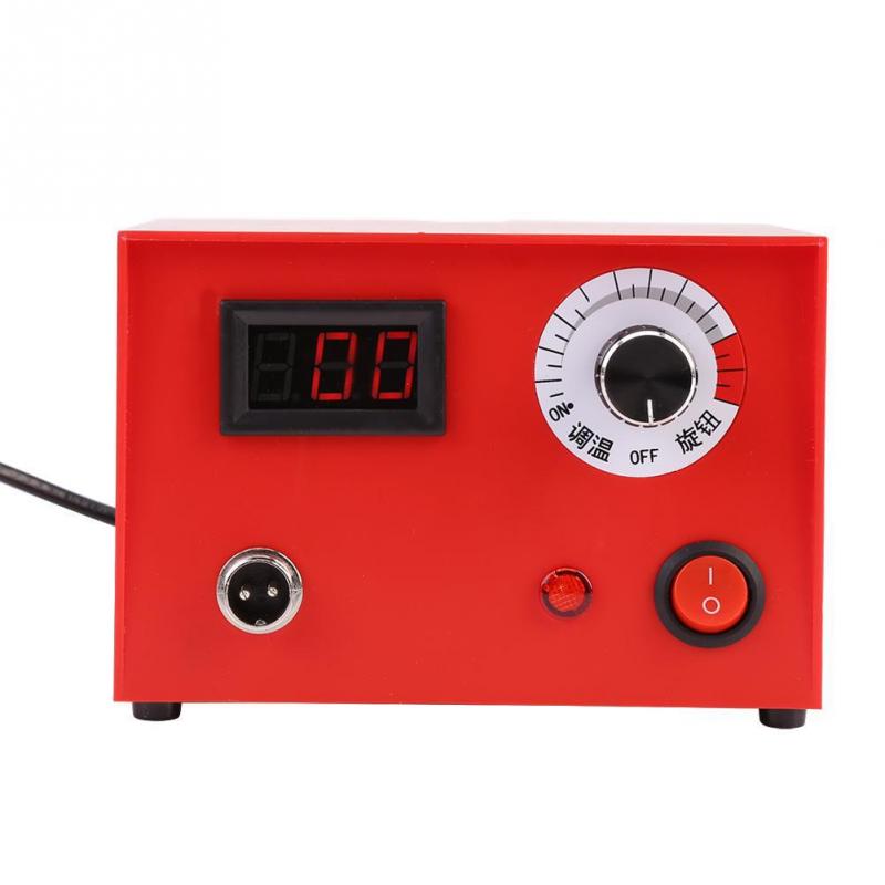 Digital 50W Pyrography Pen Machine Kit Wood Burning Pen Crafts Tools Tips Holder Welding Tools,Us Plug