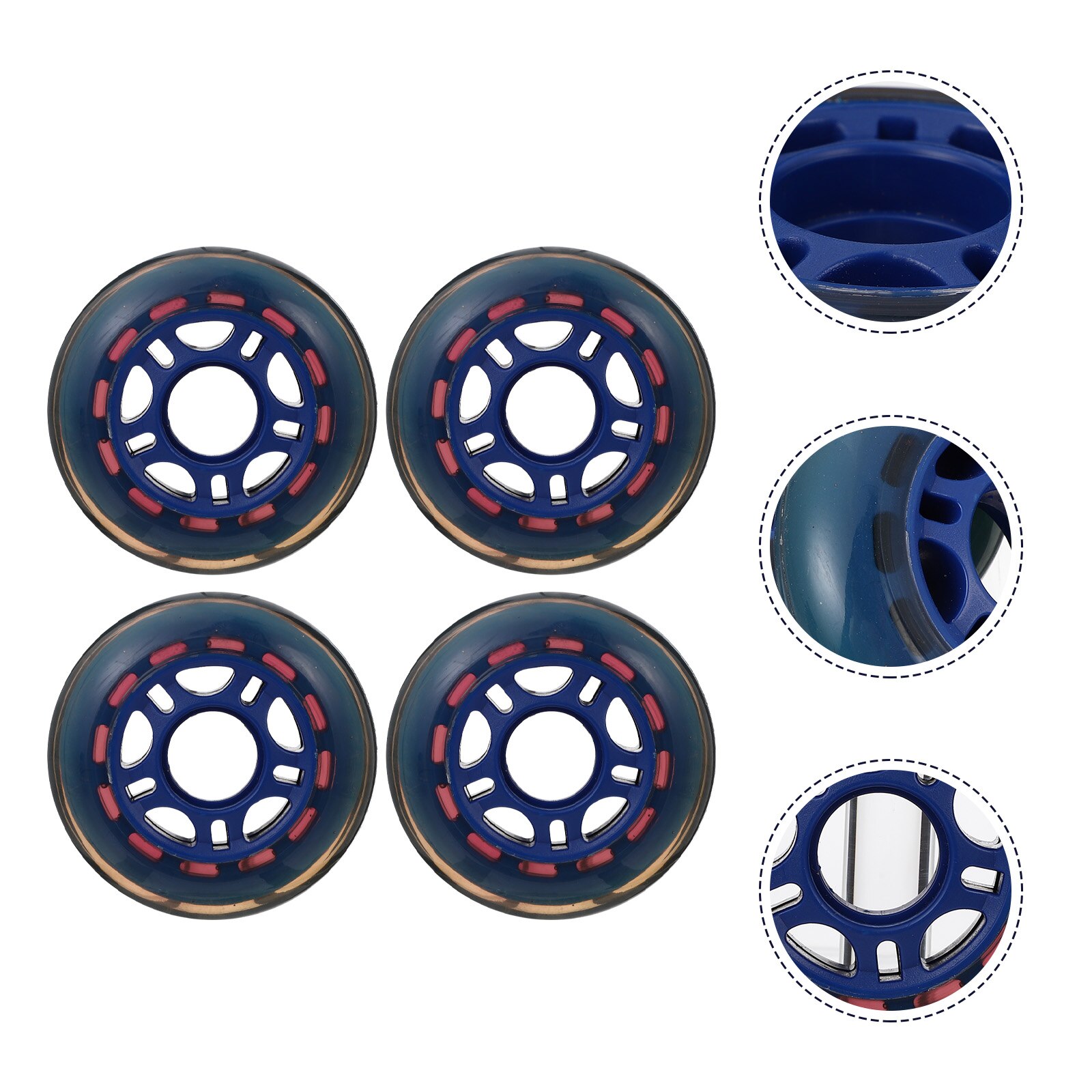 4Pcs Roller Skate Wheels Practical Ice Skates Wheels Useful Skate Shoe Wheels