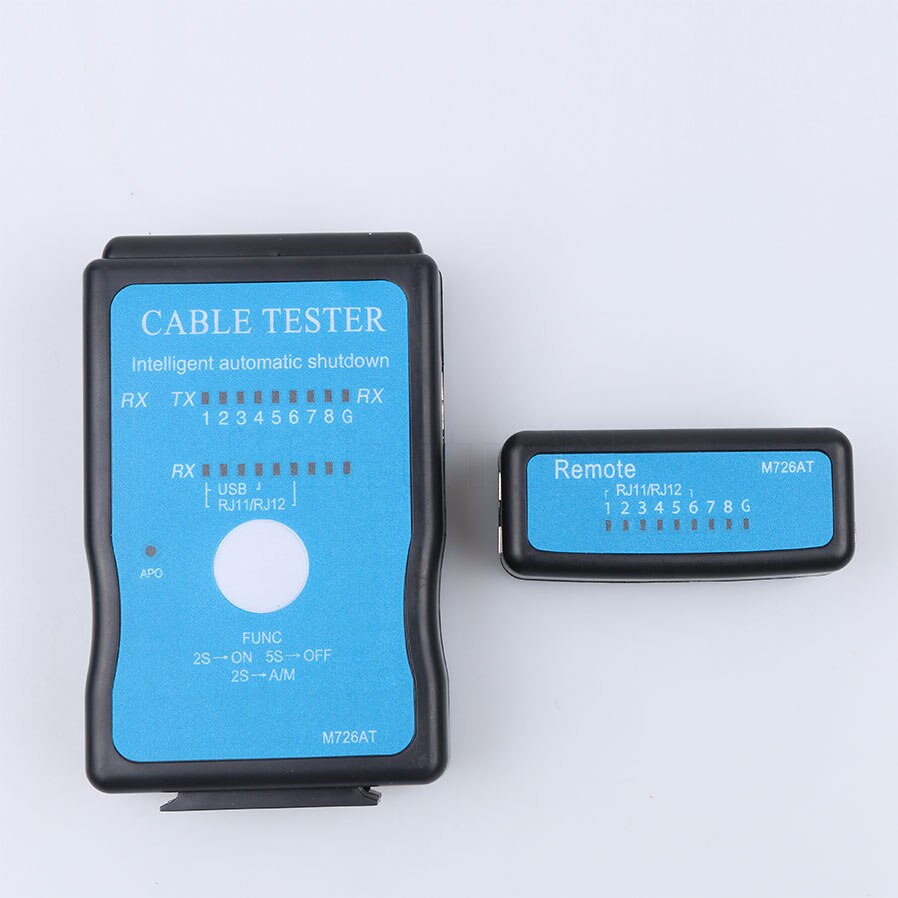 universal network cable tester LAN cable detector Micro USB RJ45 RJ11 RJ12 Network Ethernet tools for CAT5 Cable detector blue