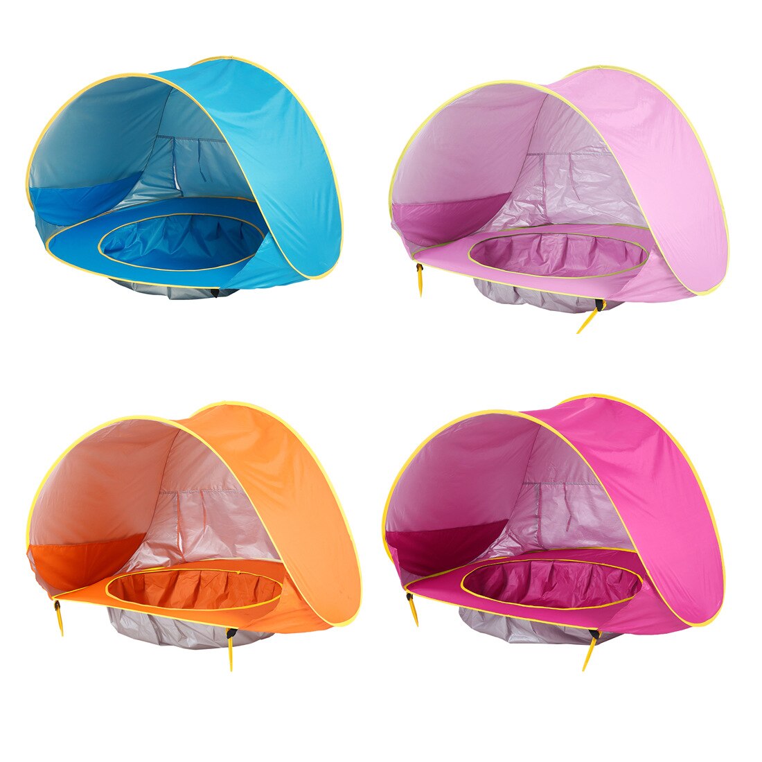 Baby Strand Zelt freundlicher Wasserdichte Pop hoch Sonnenschutz Markise Zelt UV-schutz Sunshelter mit Schwimmbad Kind draussen Camping Sonnenschirm Strand