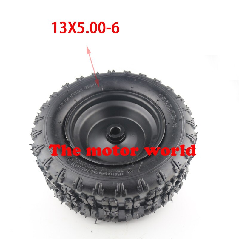 1PC 13X5.00-6 inch tire snow plow tires butterfly flower tires 13 * 5.00-6 inch beach tires